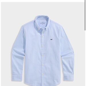 Vineyard Vines Light Blue Striped Button Down Shirt